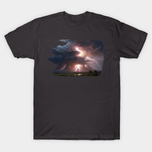 Thunderstorm on a Mountain T-Shirt